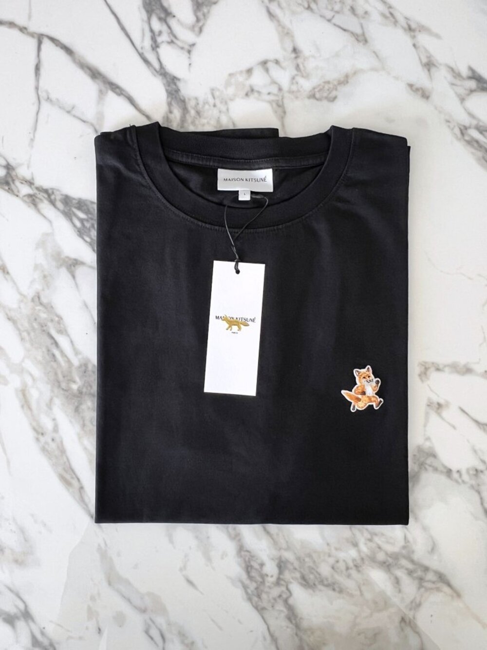NWT - Maison Kitsune Speedy Fox T-shirt - Black🦊